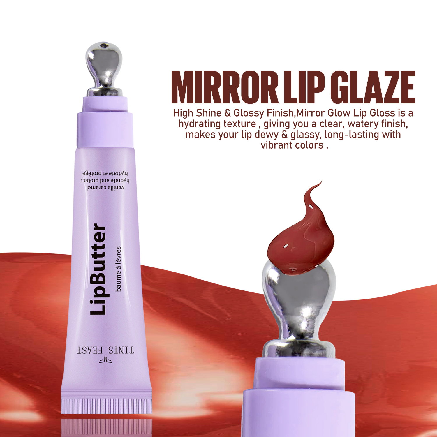 Private Label Lipgloss Long Lasting Smoothly Silky Lip Glaze