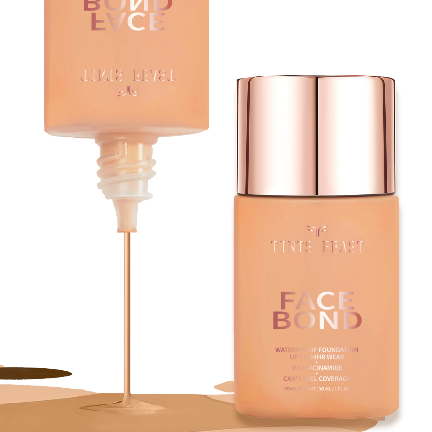 အရည်အသွေးမြင့်သဘာဝ Matte Foundation