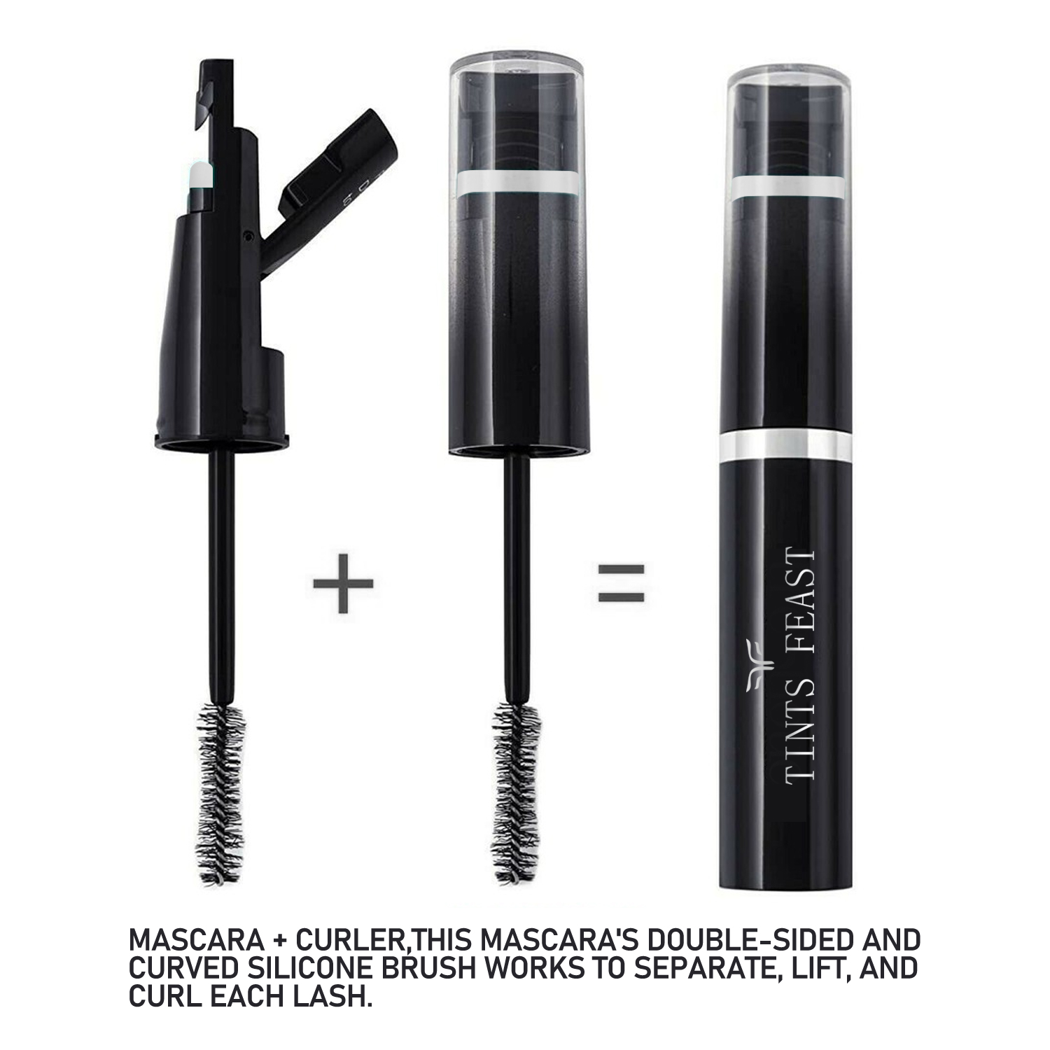 2 ইন 1 ভলিউমাইজিং মাস্কারা + আইল্যাশ কার্লার
