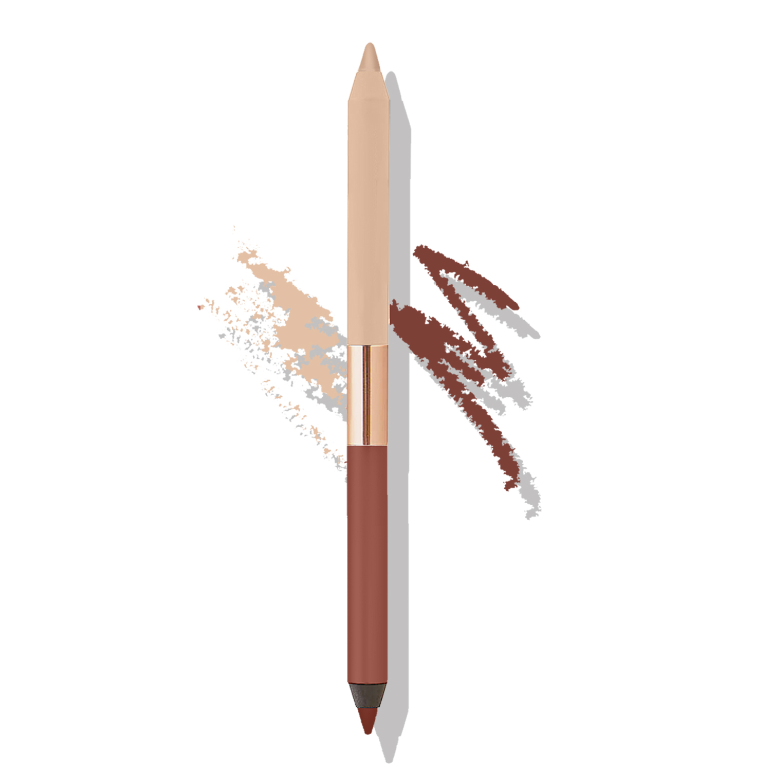 Double Headed Creamy Waterproof Smudge-proof Eyeshadow Pen Eyeliner