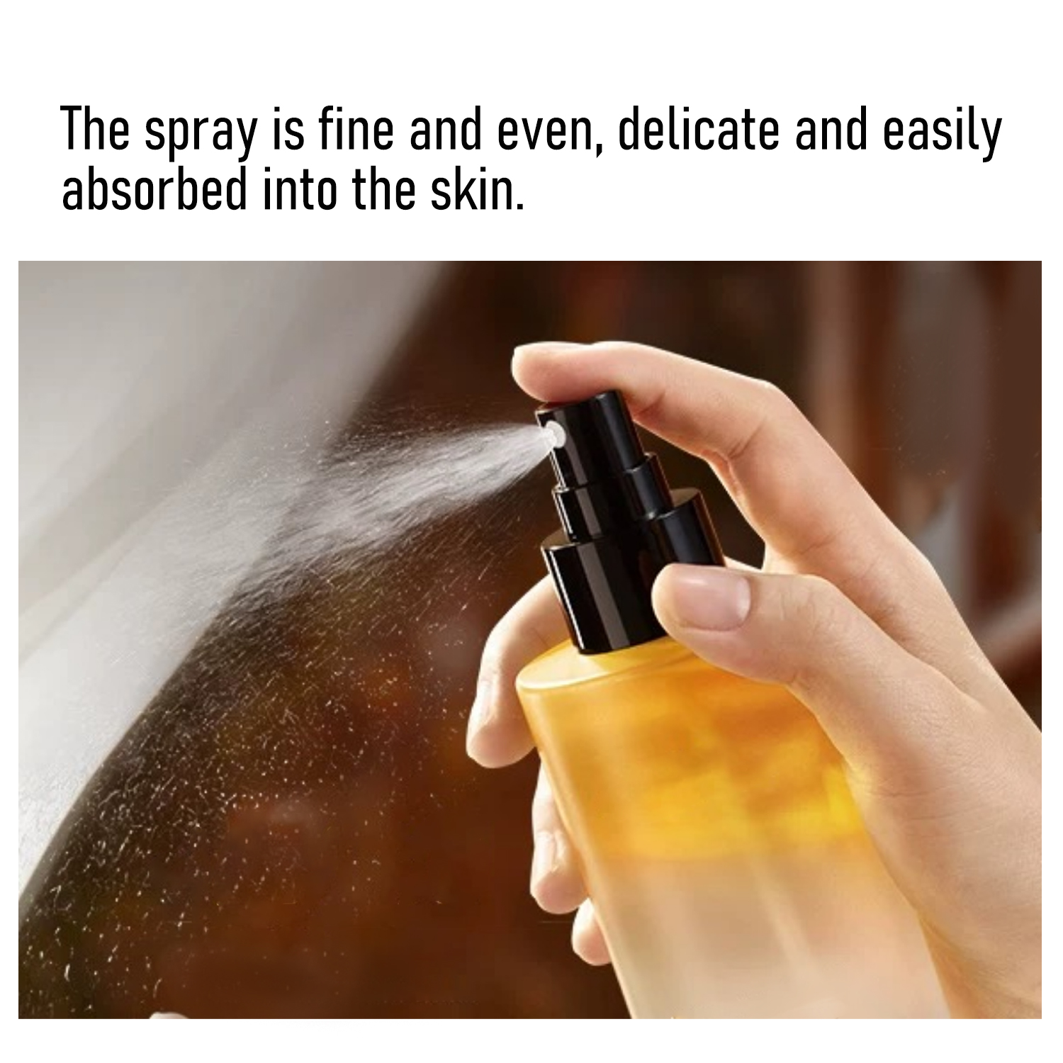 DELICATE LUBRICATION RADIANT REJUVENATING BODY ESSENTIAL OIL SPRAY