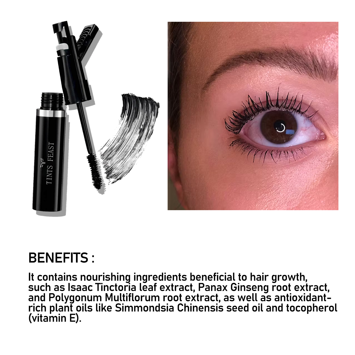 2 ইন 1 ভলিউমাইজিং মাস্কারা + আইল্যাশ কার্লার