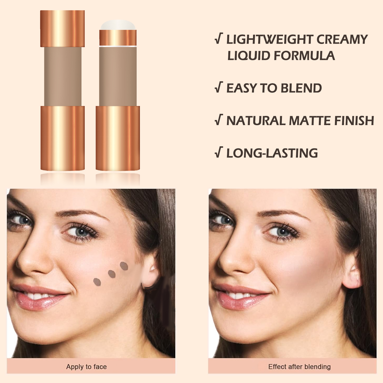 Natural Contour Makeup Creamy Contour Stick