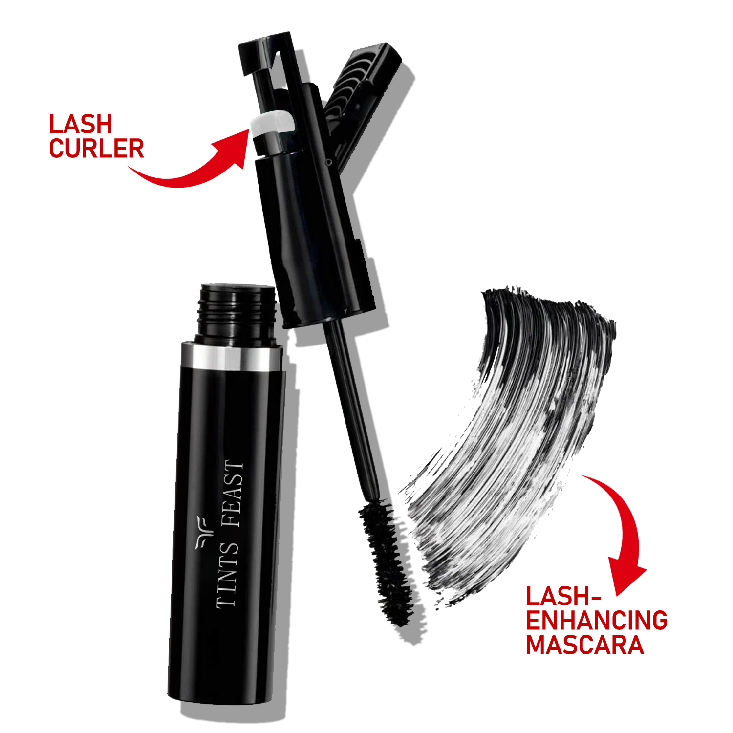 2 ইন 1 ভলিউমাইজিং মাস্কারা + আইল্যাশ কার্লার