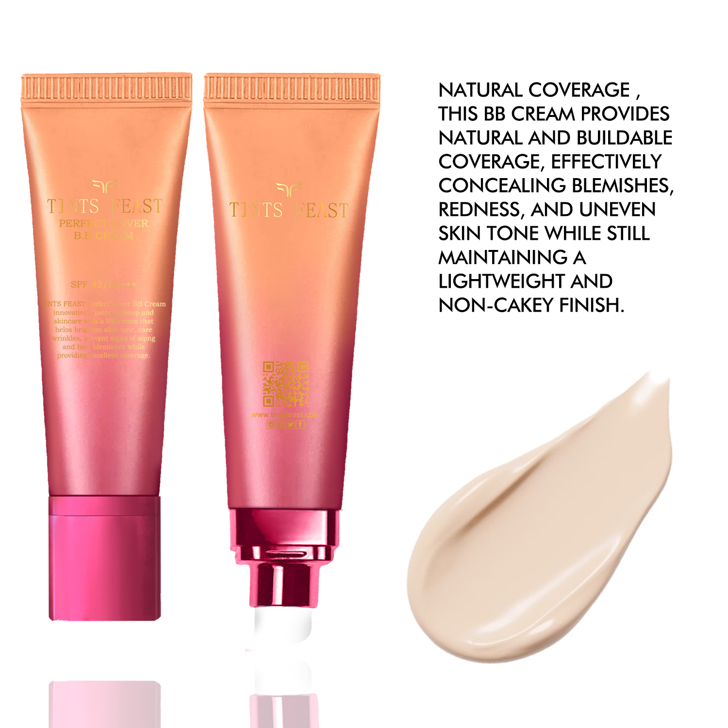 BB Cream SPF 50 Alles-in-een Foundation Sonskerm