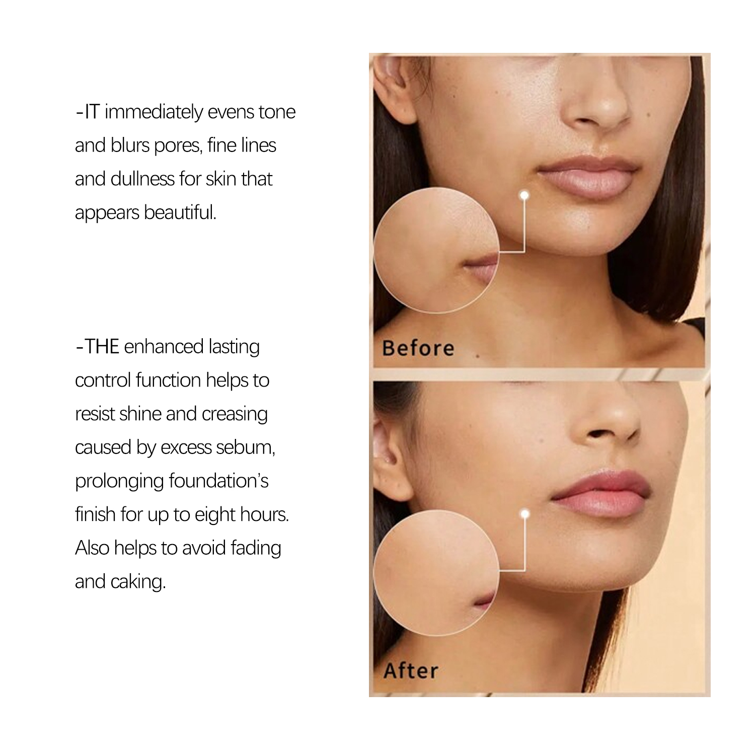 Skincare Primer for Dullness Diffusion & Pore Blurring Correcting Cream
