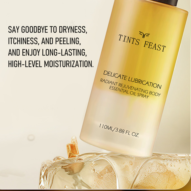 LUBRIFICAZIONE DELICATA SPRAY OLIO ESSENZIALE CORPO RADIANTE RINGIOVANENTE