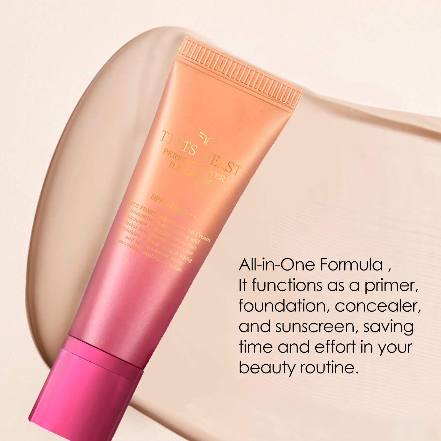 BB Cream SPF 50 Alles-in-een Foundation Sonskerm