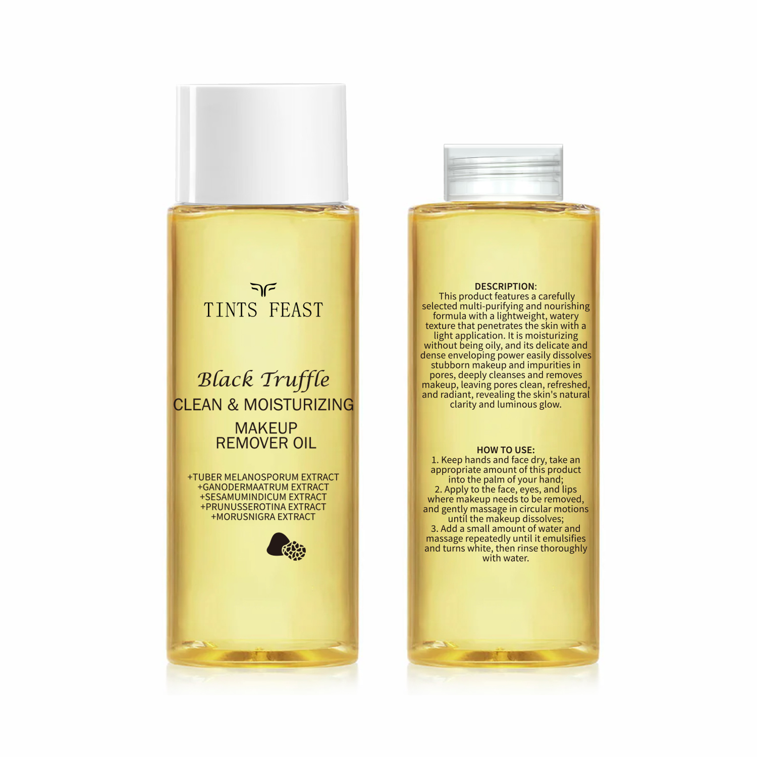 BLACK TRUFFLE CLEAN &MOISTURIZING MAKEUP REMOVER OIL