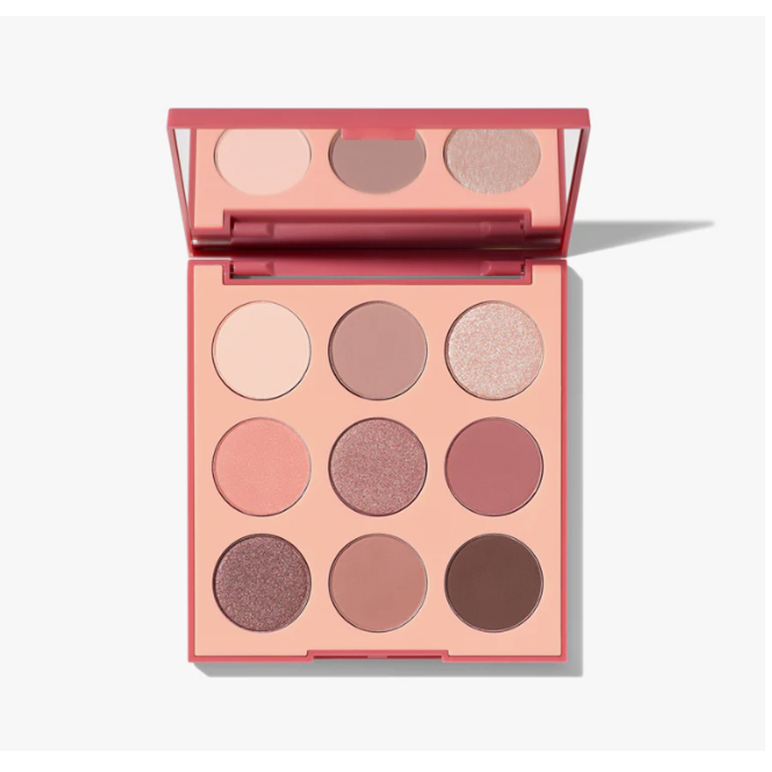 Waterproof eyeshadow formula testing and color swatching