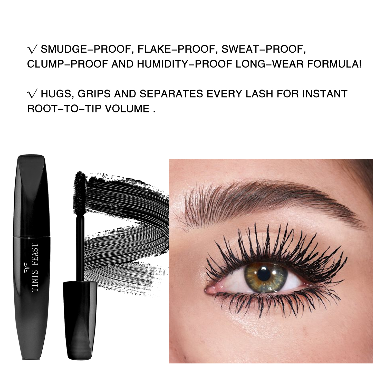 LENGTHENING AND VOLUMIZING MASCARA