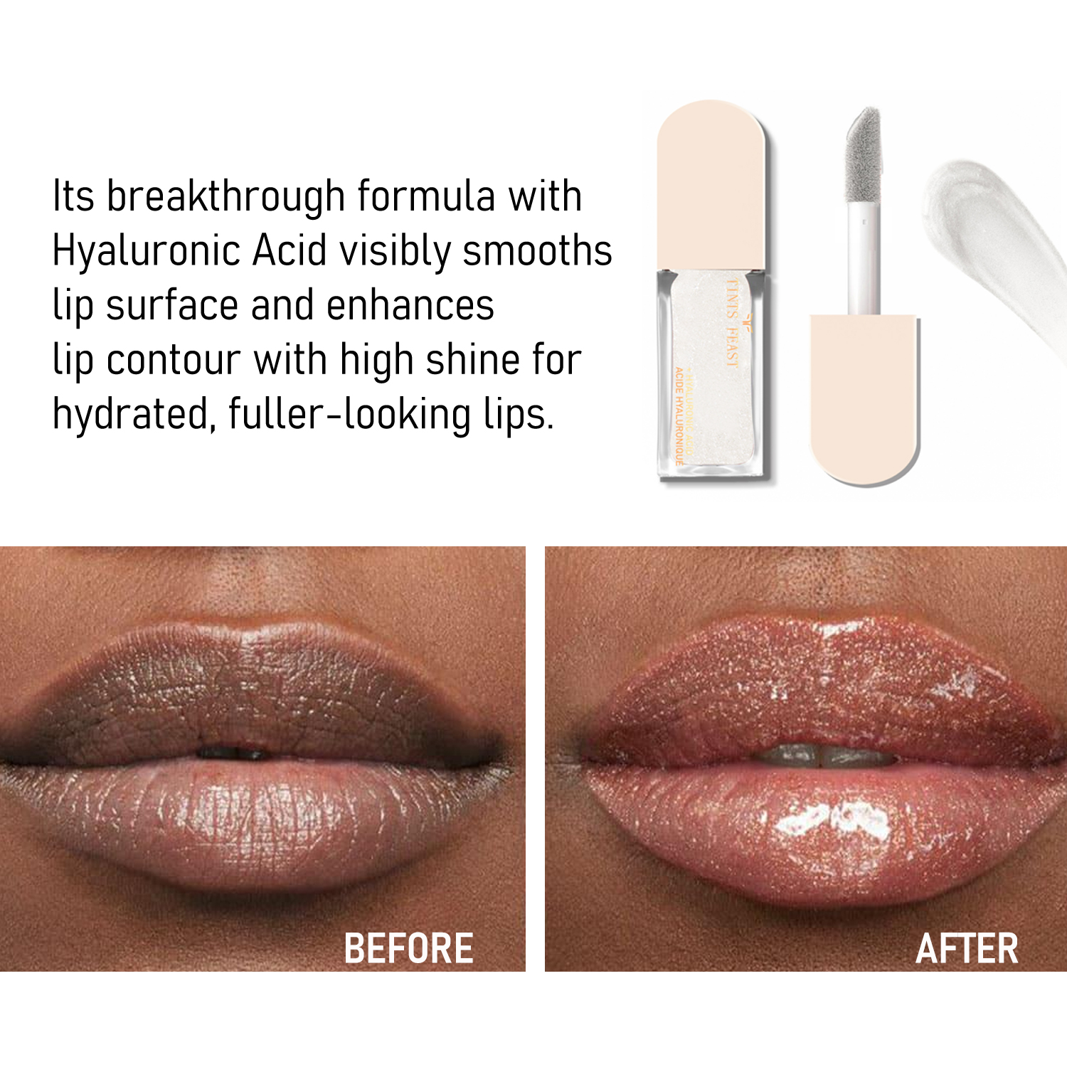 LIFTER GLOSS LIP GLOSS MAKEUP WITH HYALURONIC ACID